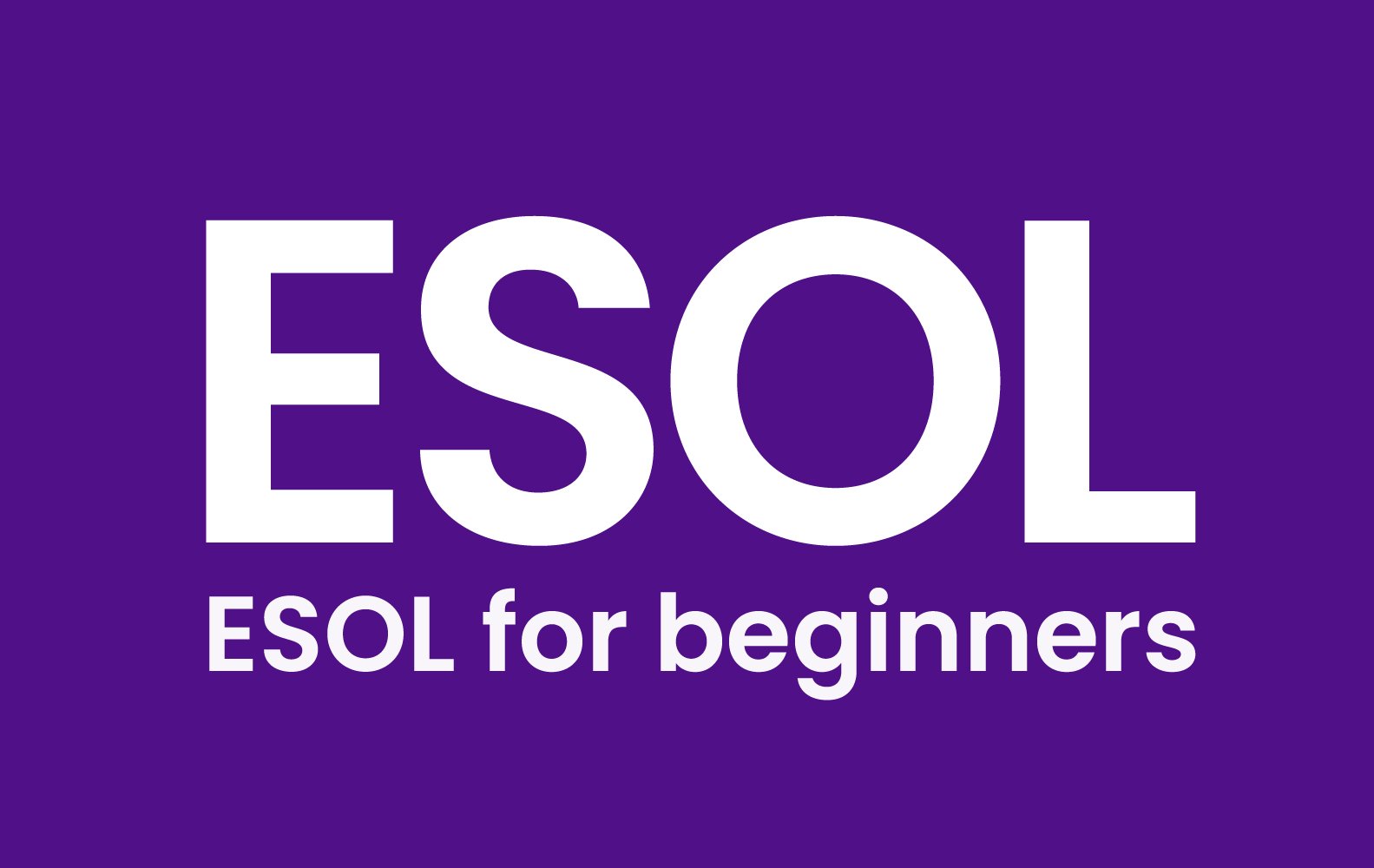 ESOL for Beginners